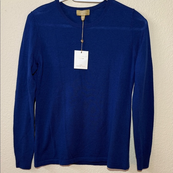 Charter Club Merino Wool Pullover Crew - Picture 2 of 5